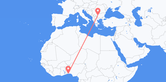 le Bénin pour la Bulgarie