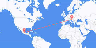 Flights from Mexico to Croatia