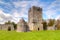 photo of view of Aughnanure Castle in Ireland.