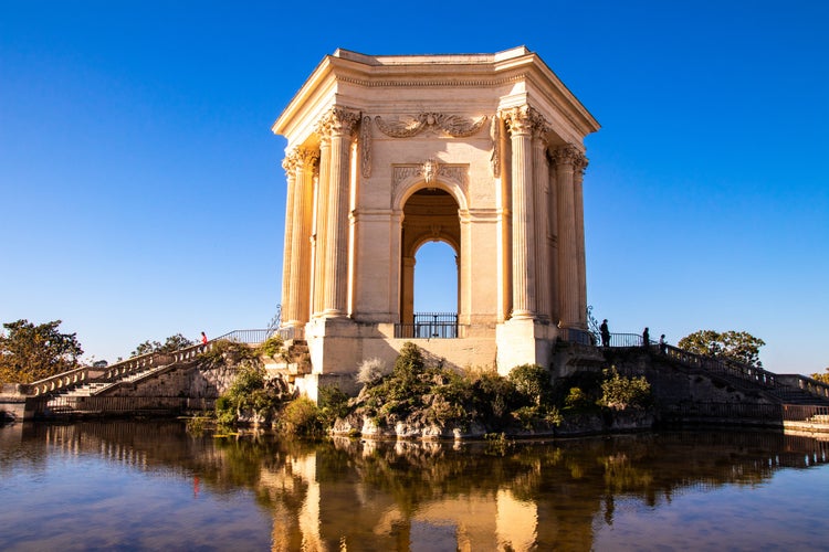 Photo of view from Chateau d'eau du Peyrou , Montpellier, France.