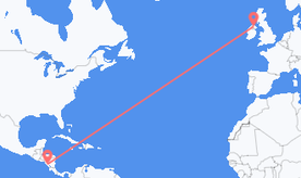 Flights from Nicaragua to Northern Ireland