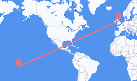 Flights from Samoa to England