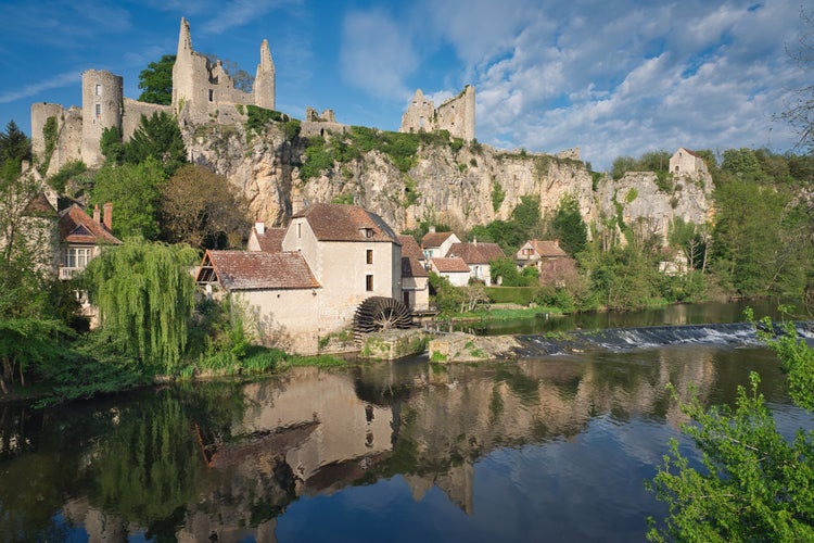 Photo of Angles sur Anglin France and the watermill,Poitiers.