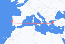 Flyrejser fra Chios til Lissabon