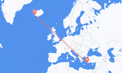 Flights from Reykjavík to Rhodes