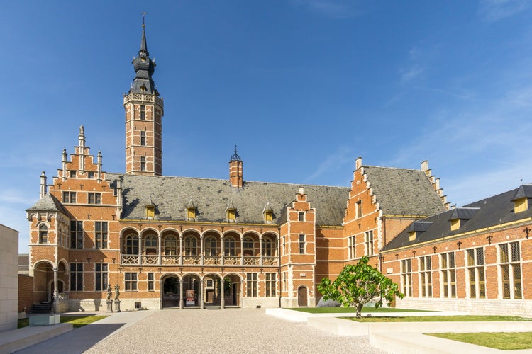 At the Courtyard of Busleyden Museum in Mechelen, Belgium