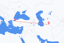 Voos de Asgabate, Turcomenistão para Bursa, Turquia