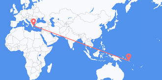 Flüge von die Salomonen nach Griechenland