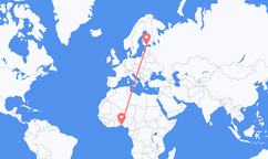 Lagos to Helsinki