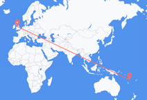 Vuelos de Valesdir, Vanuatu a Manchester, Inglaterra