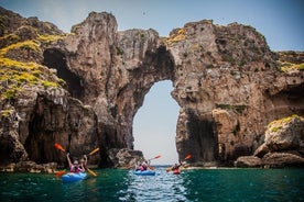 Kayak in mare nella baia di Navarino