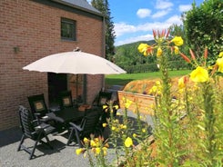 Maison et vélos à Godinne dans la Vallée de la Meuse