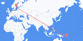 Solomon Islands to Sweden