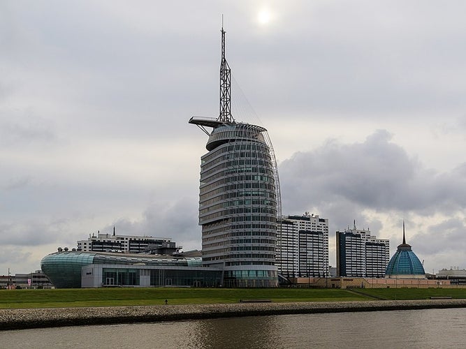 Photo of  Skyline of Havenwelten-district ,Germany.