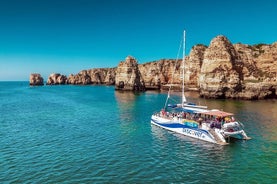 Crociera in catamarano di mezza giornata a Lagos con pranzo