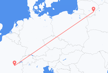 Flights from Lyon to Vilnius