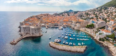 Photo of aerial view of Lozica Beach in Lozica, Croatia.