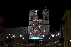 Excursão a pé pelas luzes de Natal de Roma