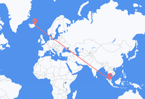 Vols de Lumpur, Malaisie pour Egilsstaðir, Islande