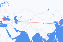 Flug frá Daegu til Istanbúl