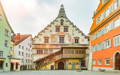 Photo of Old town hall of Lindau, Lake Constance ,Germany .