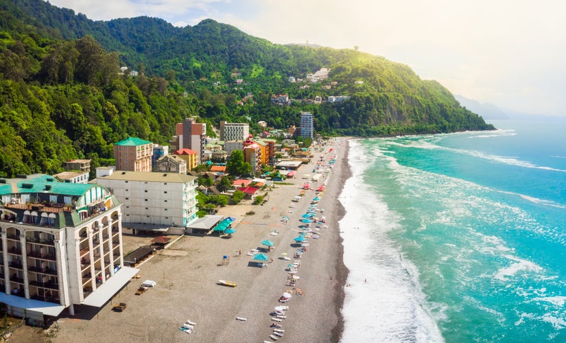 Black sea beach in Sarpi Georgia.jpg