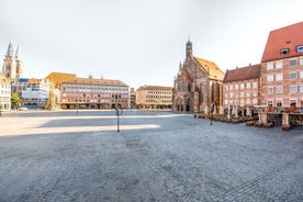 Caça ao tesouro autoguiada e manifestação pela cidade em Nuremberg