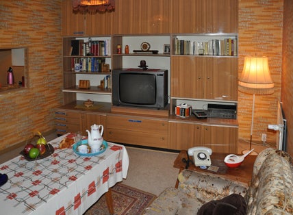 Living room in the museum