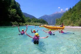 Rafting familiar en el río Soca