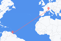 Georgetown to Turin