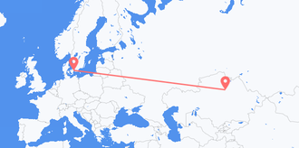 Flüge von Kasachstan nach Dänemark