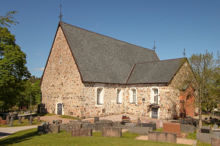 Photo of Halikko Medieval church in Salo, Finland.