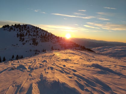 Popova Šapka is a peak in the Republic of Macedonia. It is over 1,780 metres (5,840 ft) above sea level and is a ski resort in Macedonia. The term Popova Šapka literally means "The Priest's Hat''.