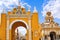 Photo of macarena door arch in seville, spain .