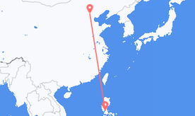 出发地 中国目的地 菲律宾的航班