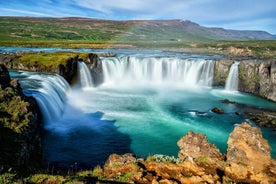 Lake Myvatn, varma källor och Godafoss vattenfallstur från Akureyri