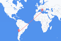 산티아고 데 칠레에서 출발해 카타니아로 향하는 항공편