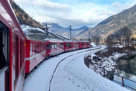 Bernina Express Tour um Svissnesku Ölpunum & St Moritz frá Mílanó