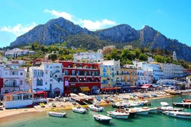 De la côte amalfitaine : visite guidée de Capri et Anacapri par mer et par terre