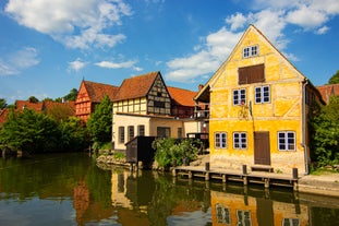 Cityscape of Aarhus in Denmark.