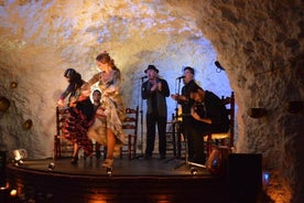 Apresentação de flamenco de 1h30 em um restaurante de caverna em Granada