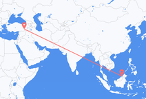 반다르 세리 베가완 출발, 디야르바키르 도착 항공편