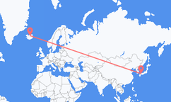 Flights from Hiroshima to Akureyri