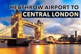 Einkunnir frá Heathrow flugvelli til miðborgar London einkaflutningar