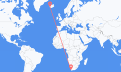 Vols du Cap à Reykjavik