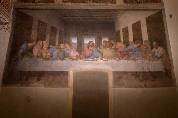 The Last Supper mural by Leonardo da Vinci in Milan, Italy..jpg