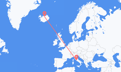 Flights from Rome to Akureyri