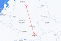 Flights from Hanover to Munich