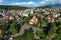 Photo of aerial view of Center of Dupnitsa town, Bulgaria.