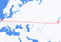 Flug frá Úlan Bator til Brussel